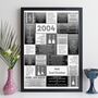 Personalised 21st Birthday Print Music 2004 Year Gift, thumbnail 8 of 12