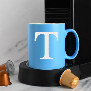 Personalised Initial Mug Engraved, 5 of 7