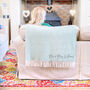 Personalised Couple's Wool Throw, thumbnail 1 of 4