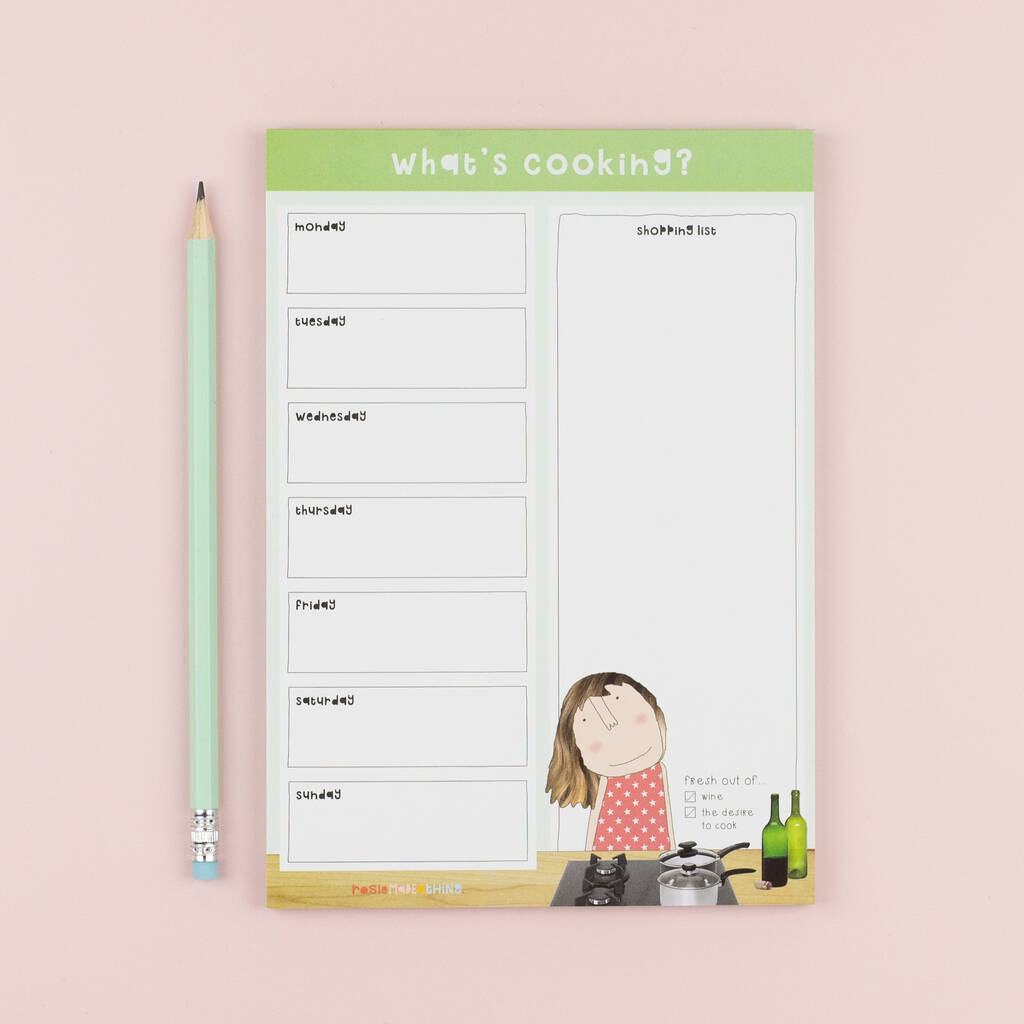 What's Cooking Meal Planner Pad, 1 of 4
