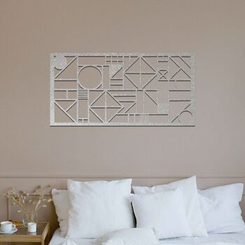 Geometric Metal Wall Art: Modern, Stylish Decor, 6 of 12