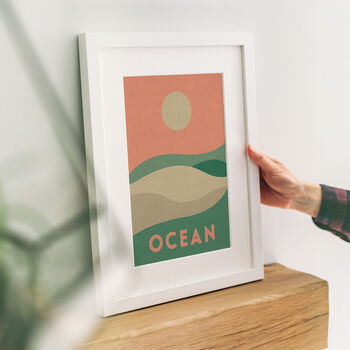 'Ocean' Graphic Print, 3 of 5