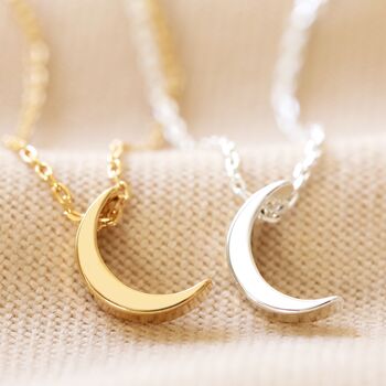Crescent Moon Necklace, 2 of 11