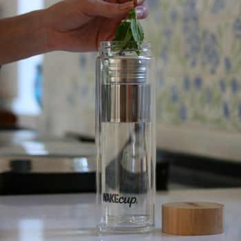 Reusable Sustainable Glass And Bamboo Tea Infuser, 9 of 12