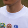 Leeds Football Beer Mats Oversized T Shirt, thumbnail 9 of 10