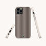 Black Striped Eco Phone Case, thumbnail 1 of 7