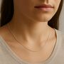 Sterling Silver Extra Light Diamond Cut Curb Chain – 16in To 30in, thumbnail 1 of 9