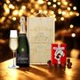 Personalised Lanson Champagne Gift Box With Luxury Belgian Chocolates 75cl, thumbnail 1 of 4