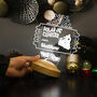 Polar Express Night Lamp, Personalised Christmas Gift, thumbnail 3 of 5