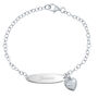 Personalised Silver And Cubic Zirconia Children Bracelet, thumbnail 4 of 4