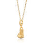 18ct Gold Boxing Glove Charm Necklace, thumbnail 3 of 5
