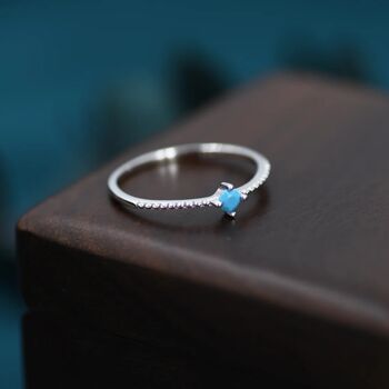 Turquoise Ring In Sterling Silver, 3 of 10