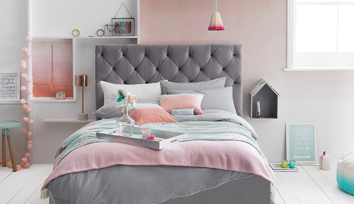 blush bedroom accessories | notonthehighstreet