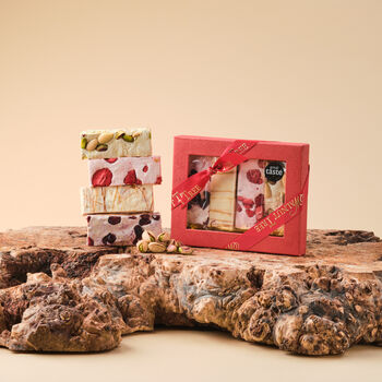 Four Individually Wrapped Nougat Bars Gift Box, 2 of 8