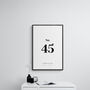 Personalised New Home Door Number Print, thumbnail 2 of 5