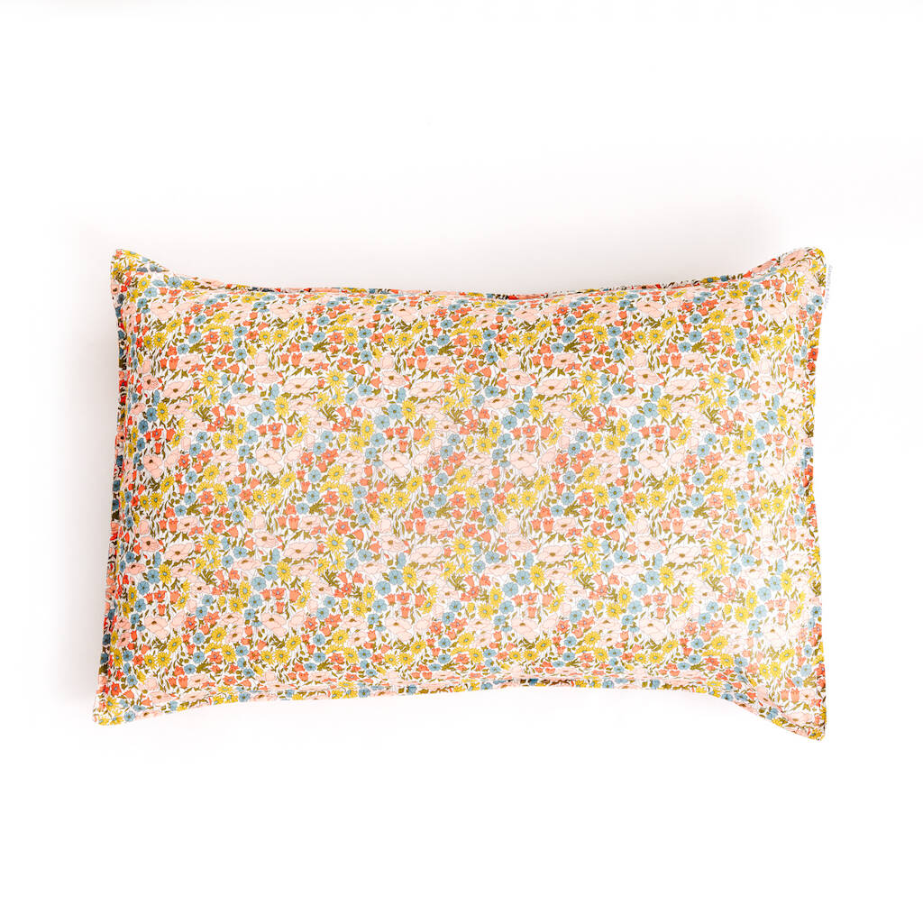 Pillowcase Made With Liberty Fabric 'Poppy Multi', 1 of 6