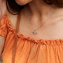 Matte Bumble Bee Sterling Silver Necklace, thumbnail 2 of 12