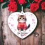 Personalised Tabby Cat Love Decoration B, thumbnail 2 of 2