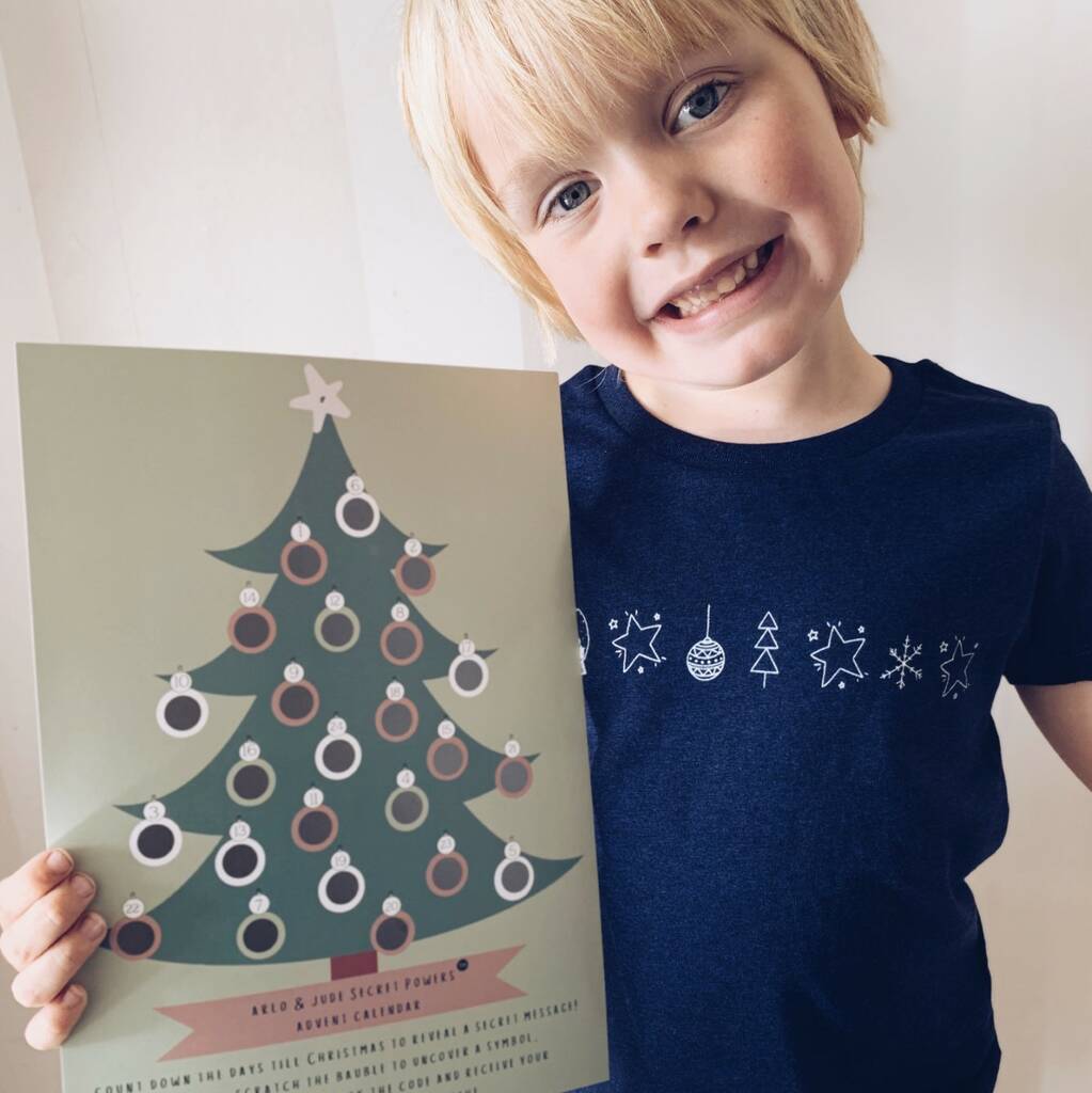 Secret Code T Shirt Advent Calendar By Emilie Rose