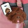 Personalised Crocheted Dog Head Bag Charm Keyring, thumbnail 10 of 12