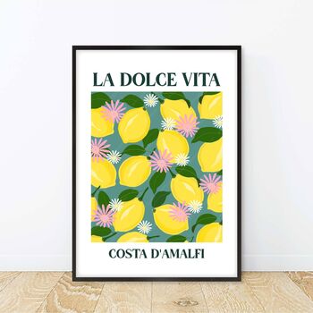 La Dolce Vita Lemons Print, 3 of 4