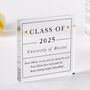Personalised Class Of 2025 Graduation Plaque Gift, thumbnail 1 of 5