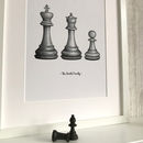 Personalised Chess Family Portrait Print By Michael Stephen Carter ...