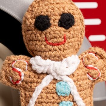 Handmade Gingerbreadman Fair Trade Toy, 4 of 4