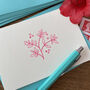 'Blossom' Letterpress Notecards, thumbnail 1 of 2