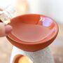 Stamped White And Terracotta Oil Burner, thumbnail 6 of 6