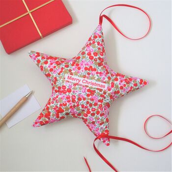 Christmas Liberty Print Star, 3 of 3