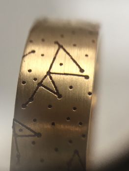 Custom Star Map Wedding Rings, 8 of 12