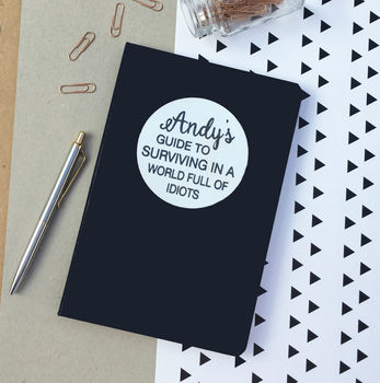 Personalised Funny Notebook, 5 of 6