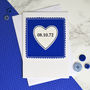 Personalised Sapphire Wedding Anniversary Card, thumbnail 1 of 2