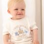 My First Holiday Personalised Embroidered Beach Holiday Airport Sweatshirt Jumper, thumbnail 6 of 7