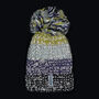 Non Binary Colours Fleece Lined Reflective Bobble Hat, thumbnail 2 of 2