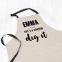 Personalised Life's A Garden Apron, thumbnail 2 of 5