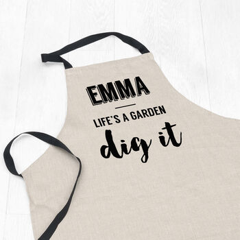 Personalised Life's A Garden Apron, 2 of 5