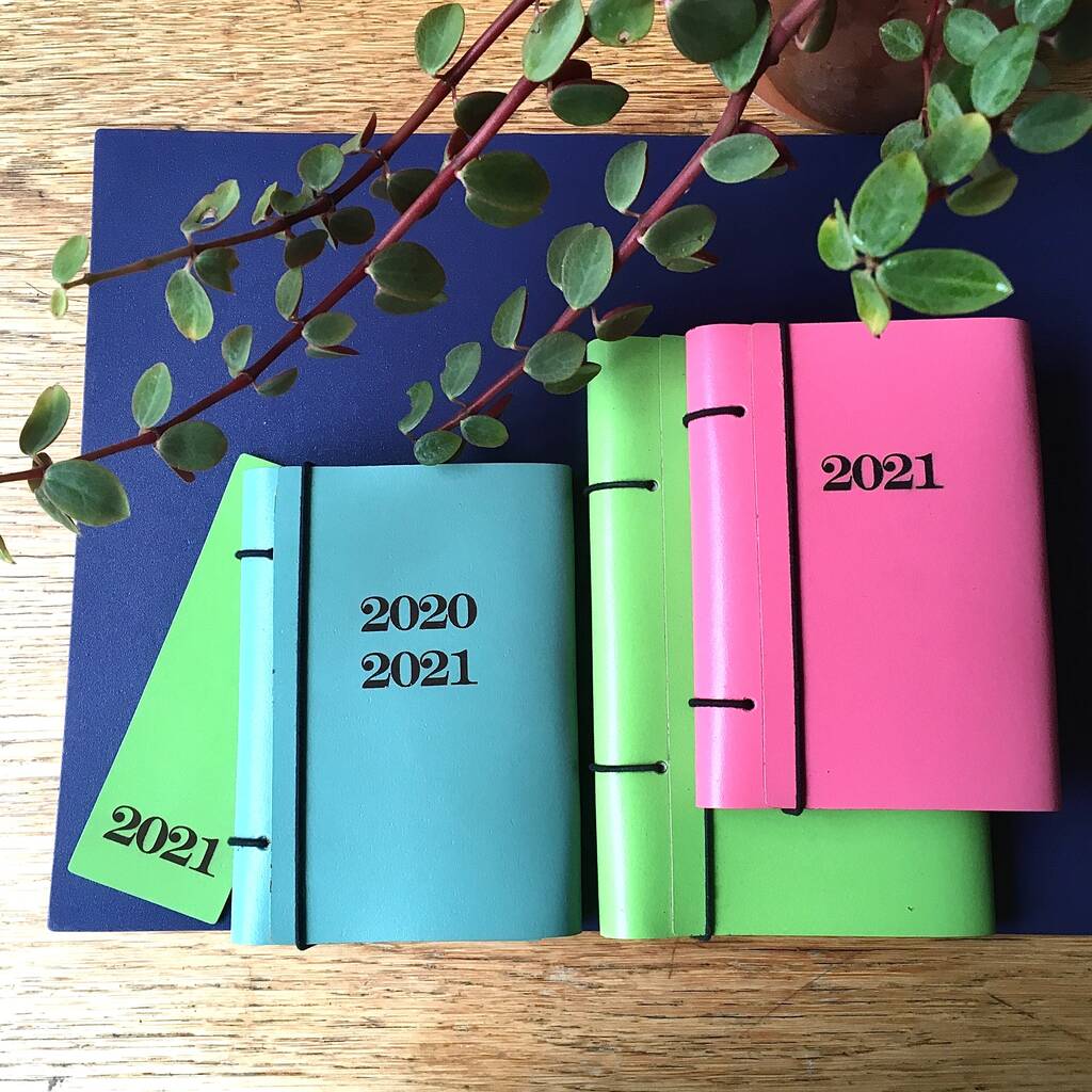 Personalised Mid Year Or Academic Leather Diary By Artbox