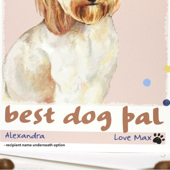 Personalised 'Rosie' Dog Birthday Card, 8 of 9