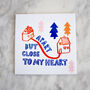 Apart But Always Close To My Heart Ceramic Tile, thumbnail 2 of 4
