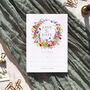 Wildflower Wreath Ready To Write Save The Date Cards, thumbnail 5 of 5
