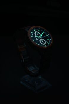 London Personalised Wood And Steel Watch For Him, 12 of 12