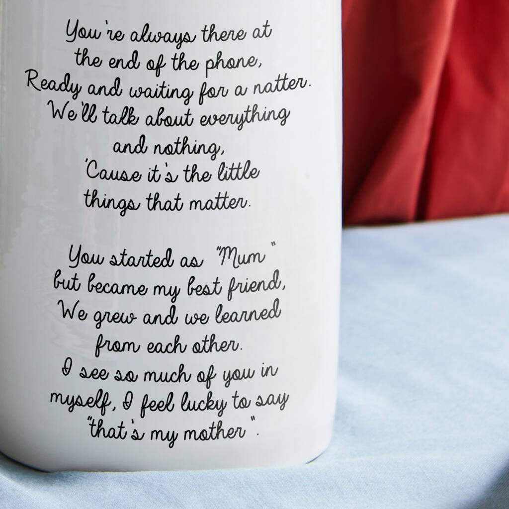 Mothers Day Vase By Gemma Wightman Ceramics