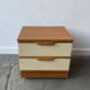Vintage 1960’s Mid Century Bedside Drawers, thumbnail 2 of 12