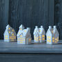 Little Porcelain Illuminated Village House, thumbnail 1 of 2