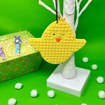 Large Lego Compatible Hanging Easter Chick, 2 of 2