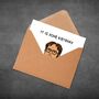 Funny Deadpan Birthday Card – Minimalist Office Design, thumbnail 4 of 6