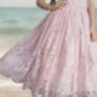 Aluna In Baby Pink ~ Flower Girl /Party Dress, thumbnail 2 of 4