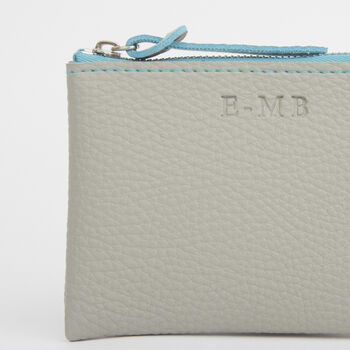 Personalised Vegan Non Leather Tawny Coin Purse, 9 of 11